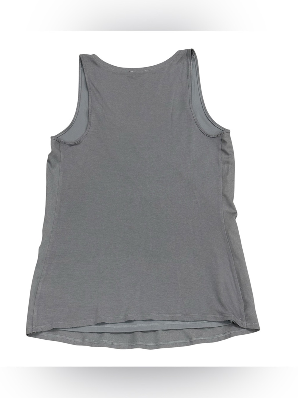 Express Women’s XS Gray Solid Woven Scoop Neck Sleeveless Sequin Beaded Tank - Picture 2 of 7